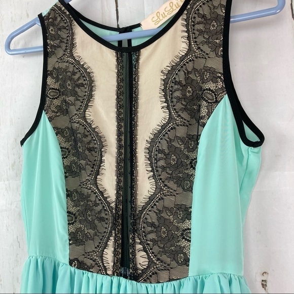 Dance hall days mint green lace dress - Picture 4 of 9